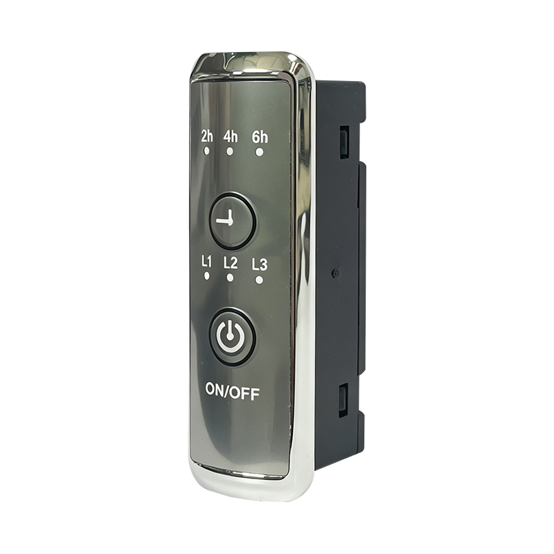 B29A Flat Silver-Plated Mechanical Heated Towel Rail Controllers