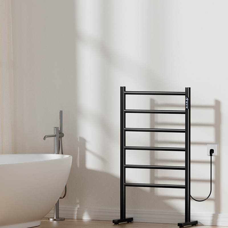 D11 Floor-Standing Heated Towel Rail